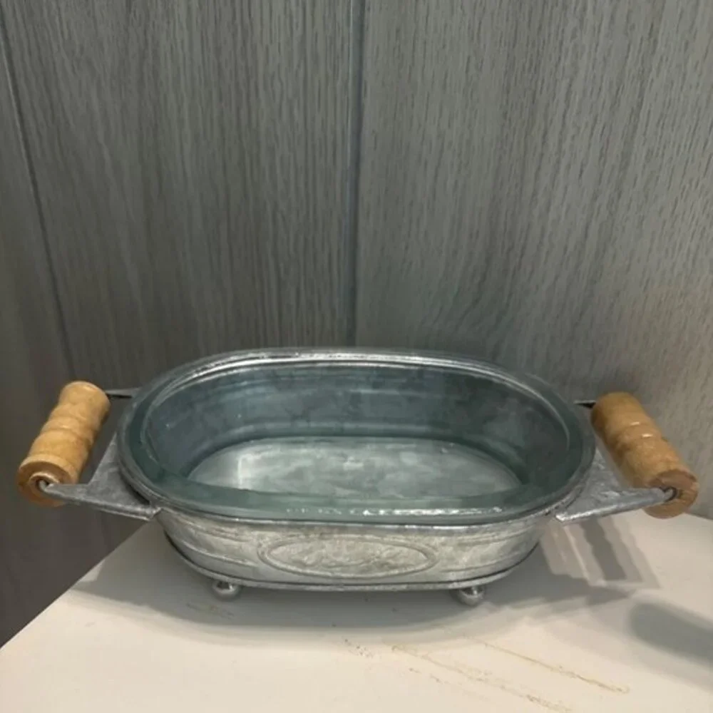 NEW Galvanized Farmhouse Soap Dish for Bathroom - Picture 4 of 8